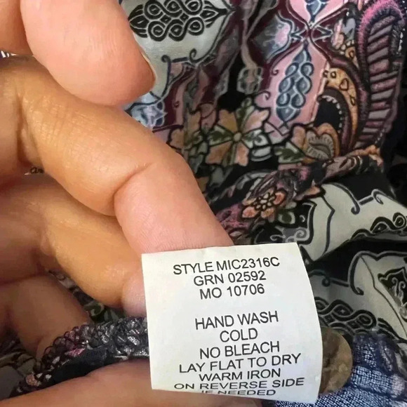 Anthropologie Fig & Flower Button Down Blouse Sz Medium - Picture 4 of 5